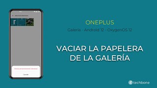 Vaciar la Papelera de la Galería  OnePlus Android 12  OxygenOS 12 [upl. by Willing926]