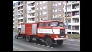 Feuerwehr Gera 1992 DDR SoSi ADW  TLF 16 GMK  GW [upl. by Bohman]