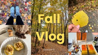 Fall days in my life🕯️🍂 Baking Painting Hiking amp more  Silent Vlog [upl. by Beaston384]