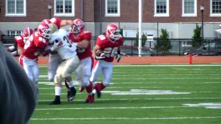 ESU Football vs Kutztown Dusty Reed kick return to midfield [upl. by Alarise]