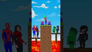 help spiderman save his parents and friends spiderman JOKER hulk superheroes [upl. by Lelah]