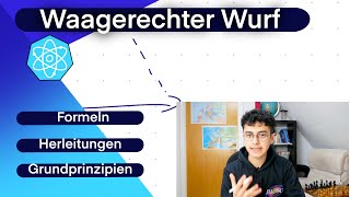 Waagerechter Wurf Grundlagen Herleitung Einfach erklärt Physik [upl. by Schuman]