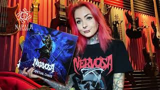 NERVOSA  Perpetual Chaos Vinyl Unboxing  Napalm Records [upl. by Esme659]