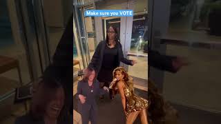 Get out the VOTE kamalaharris beyonce election [upl. by Aibonez]