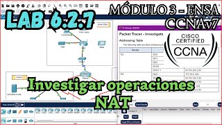 627 Packet tracer  Investigar operaciones NAT Resolucion [upl. by Aihsein]