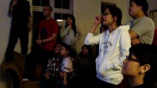 Pacquiao vs Hatton  2nd round KO  Familys Reaction [upl. by Yespmed]