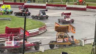 BriSCA Formula 2 Highlights Hednesford hills raceway 171124 [upl. by Seugram500]