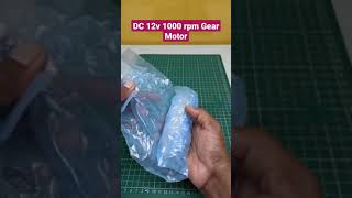 DC 12v 1000 rpm high torque Gear Motor [upl. by Naleek]