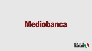 Mediobanca [upl. by Levitan516]