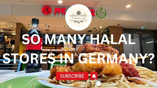 Skyline Plaza Food Court In Frankfurt Germany Europe Halal and Vegan options [upl. by Nomzaj]