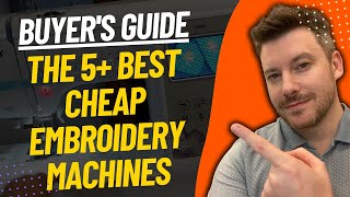 TOP 5 Best Cheap Embroidery Machines  Best Cheap Embroidery Machine Review 2024 [upl. by Asiela]