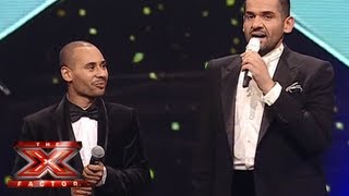 محمد الريفي وحسين الجسمي  آكديللي  العروض المباشرة  الاسبوع الاخير  The X Factor 2013 [upl. by Anah]