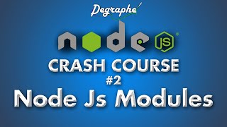 Node JS Modules  Node JS Crash Course 2 [upl. by Nanam]