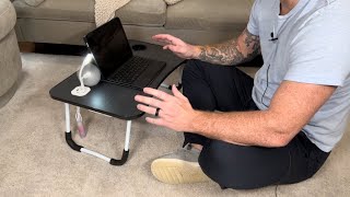 Details amp Full Review of the Royacon Foldable Laptop Table Tray with USB Ports [upl. by Scheld448]