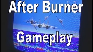 Sega After Burner Arcade Cabinet Gameplay [upl. by Karlene]