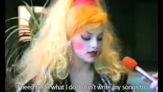 Nina Hagen interview Zürich 1985 NEW with subtitles in English [upl. by Kcerb]