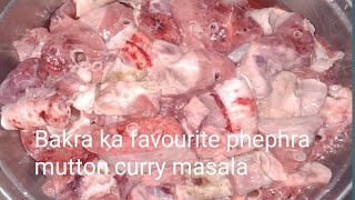 mutton Bakra kaleji phaphraSonabaijnathcurrymasalavideo [upl. by Martinson]