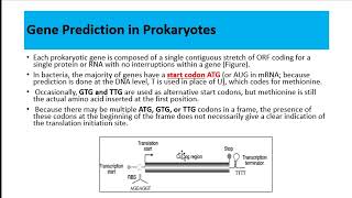 1 Gene Prediction [upl. by Oznohpla]