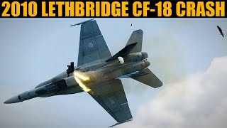 2010 Lethbridge CF18 Air Show Crash Could It Be Prevented  DCS Reenactment [upl. by Koosis]