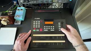 Linn Drum Modded Alesis HR16 Demo [upl. by Aenej]