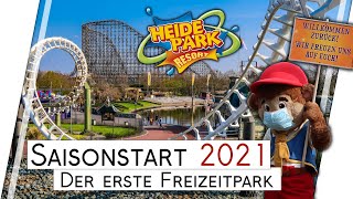 Der ERSTE Freizeitpark ist ERÖFFNET 😍🎢  Heide Park Resort  Saisonstart 2021 🎠 [upl. by Hayne]