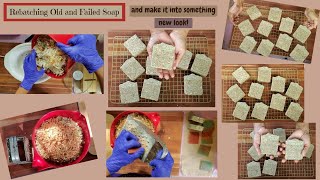 Rebatching of Mistakes or Failed Cold Process SoapHow to Rebatch Old Cold Process Bar Soap [upl. by Dunkin]