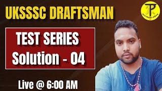 UKSSSC Draftsman Test Series Solution 04  By  Pramod Sir  Tech Pathshala [upl. by Meehahs181]