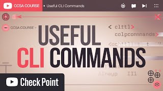 5Check Point CCSA course  Useful CLI commands [upl. by Atiuqer]