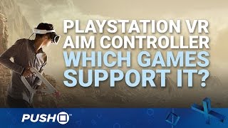 Farpoint PS4 Which Games Support PlayStation VR Aim Controller  PlayStation 4  Virtual Reality [upl. by Atiuqiram]