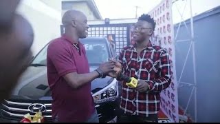 Reekado Banks receives his car for winning the Headies Next Rated Award [upl. by Nitreb]