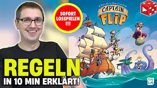 Captain Flip  Regeln einfach und verständlich erklärt Spiel des Jahres 2024 Nominierung [upl. by Milak]