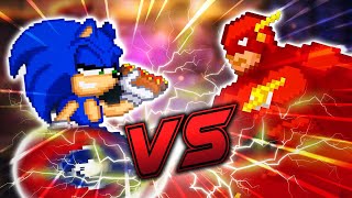 Whos FASTER Sonic VS Flash Paramount Plus VS DC Superhero  DEATH BATTLE [upl. by Suravat513]