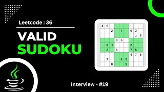 Valid Sudoku  Leetcode  36   Java  Tamil [upl. by Yseulta]