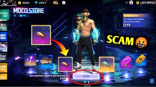 FIST SCAM🤬  New Moco Store Free Fire  Flaming Fist Free Fire  Moco store spin free fire new event [upl. by Garber]