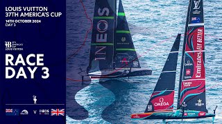 Louis Vuitton 37th Americas Cup  Day 3  LIVE [upl. by Fisa153]