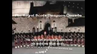 Amazing Grace 7 verses w Lyrics The Royal Scots Dragoon Guards Bagpipes [upl. by Garin3]