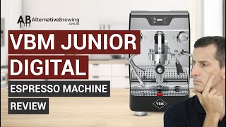 VBM Domobar Junior Digital Espresso Machine Review [upl. by Brunhild]