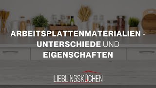 ArbeitsplattenMaterialien im Vergleich Welche ist die richtige für Ihre Küche [upl. by Elizabet]