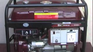 How to Start Petrol and Kerosene Portable Generator English [upl. by Frydman]