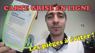 CARTE GRISE en ligne 🤯 Les PIEGES à EVITER  🤦‍♀️ VLOG 04 [upl. by Annek]