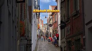 Old Town Bremen 🇩🇪 Germany shorts video altstadt bremen city deuchland europa travel 2024 [upl. by Ecnav]