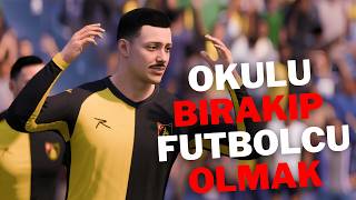 OKULU BIRAKIP FUTBOLCU OLMAK   FC 24 HİKAYELİ KARİYER  BÖLÜM 1 [upl. by Deer]