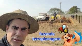 terraplanagem da chácara deixando solo pronto para construir casa 🏠 vídeo 11 [upl. by Urbano]