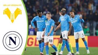 Hellas Verona vs Napoli  Extended Highlights amp All Goals 2024 HD [upl. by Anileve]