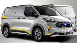 All New 2023 Ford Transit Custom Trail Van AWD Grey Matter  Review Exterior and Interior [upl. by Aibos]