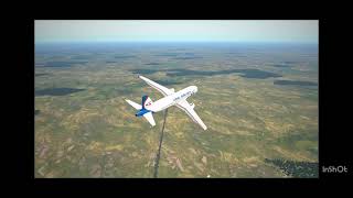 Ural Airlines Flight 1383  Animation [upl. by Daus]