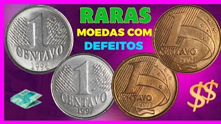 Raras moedas de 1 centavo do plano real com defeitos valiosos e muito procurados por colecionadores [upl. by Spurgeon450]