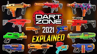 Every 2021 Dart Zone Blaster Explained in 10 Words or Less [upl. by Lyrahc]