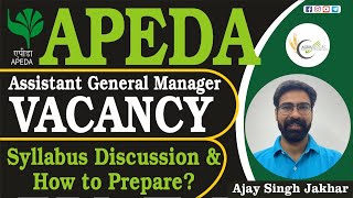 APEDA Assistant General Manager Vacancy  Syllabus Discussion  How to Prepare Effectively [upl. by Aihsena273]