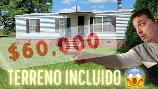 ❗️ATENCION  Mobile Home con terreno Incluido 60k  SC imperdible 😱 [upl. by Solon713]